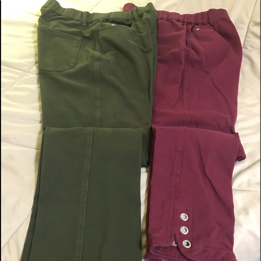 Set of 2 Quacker Factory Pants